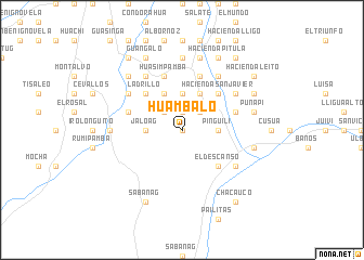 map of Huambaló