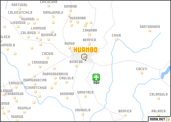 map of Huambo