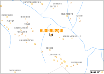 map of Huamburqui