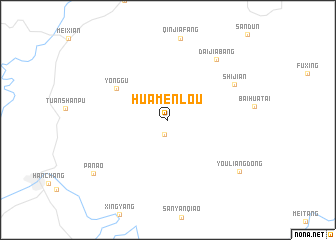 map of Huamenlou