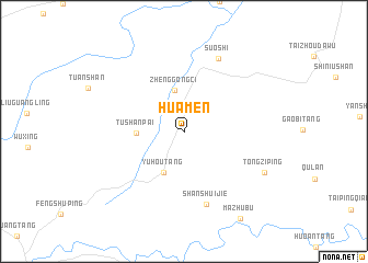 map of Huamen