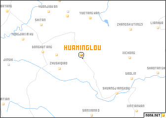 map of Huaminglou