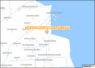 map of Huamingnongchangbadui