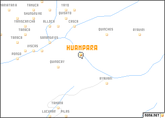 map of Huampara