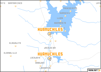 map of Huamúchiles