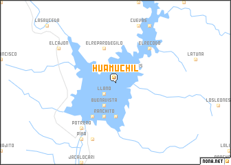 map of Huamúchil