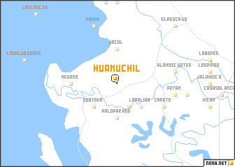 map of Huamúchil