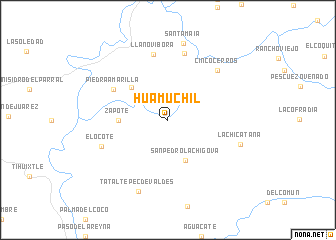 map of Huamúchil