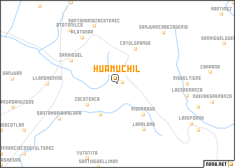 map of Huamúchil