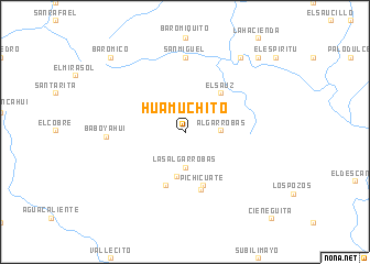 map of Huamuchito