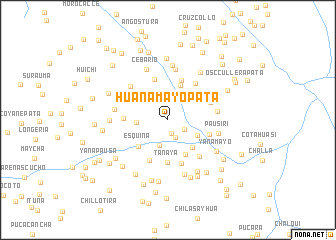 map of Huañamayopata