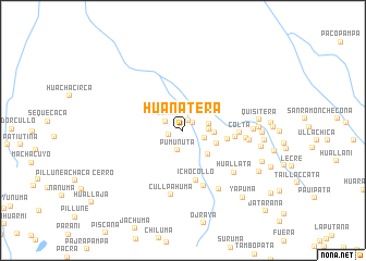 map of Huañatera