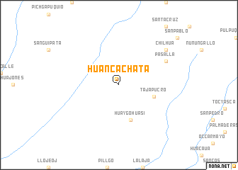 map of Huancachata