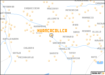 map of Huancacollca