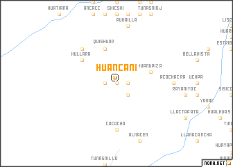 map of Huancani