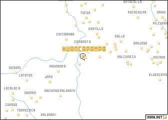 map of Huancapampa