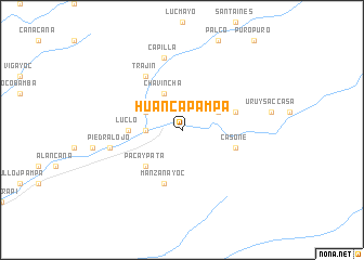 map of Huancapampa