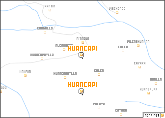 map of Huancapi