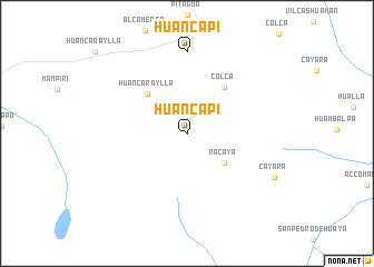 map of Huancapi