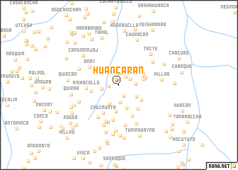 map of Huancarán