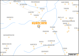 map of Huancara