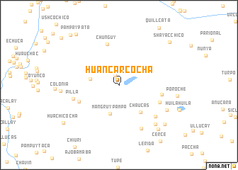 map of Huancarcocha