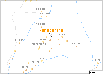 map of Huancarire