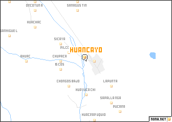 map of Huancayo