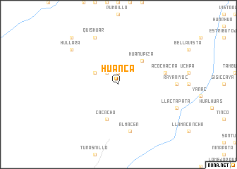 map of Huanca