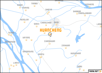 map of Huancheng