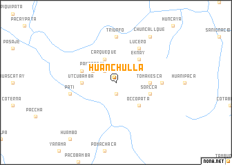 map of Huanchulla