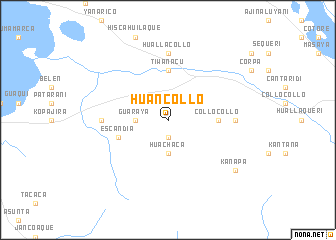 map of Huancollo