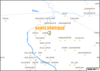 map of Huancomanique