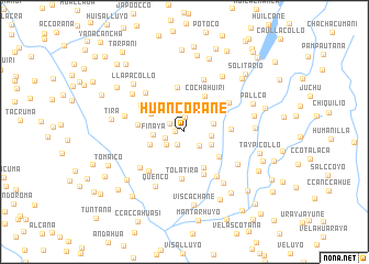 map of Huancorane
