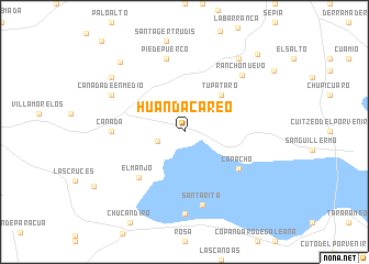 map of Huandacareo