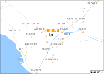 map of Huando
