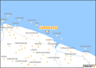 map of Huangang