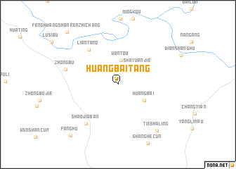 map of Huangbaitang