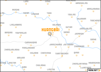 map of Huangbai