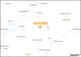 map of Huangbai