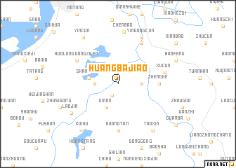 map of Huangbajiao