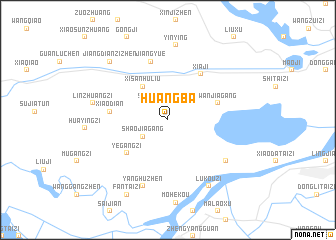 map of Huangba