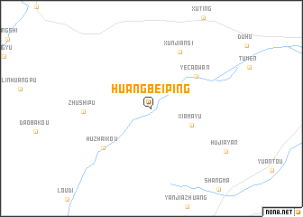 map of Huangbeiping
