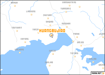 map of Huangbujiao