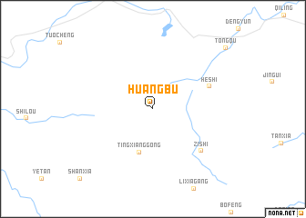 map of Huangbu