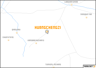 map of Huangchengzi