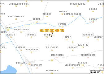 map of Huangcheng