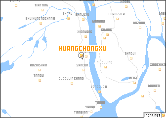 map of Huangchongxu