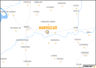 map of Huangcun