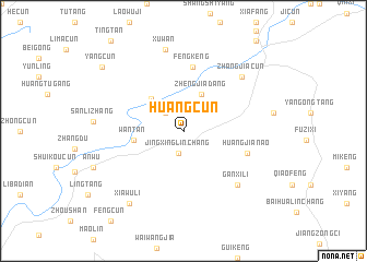 map of Huangcun